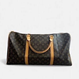 New brown duffel bag